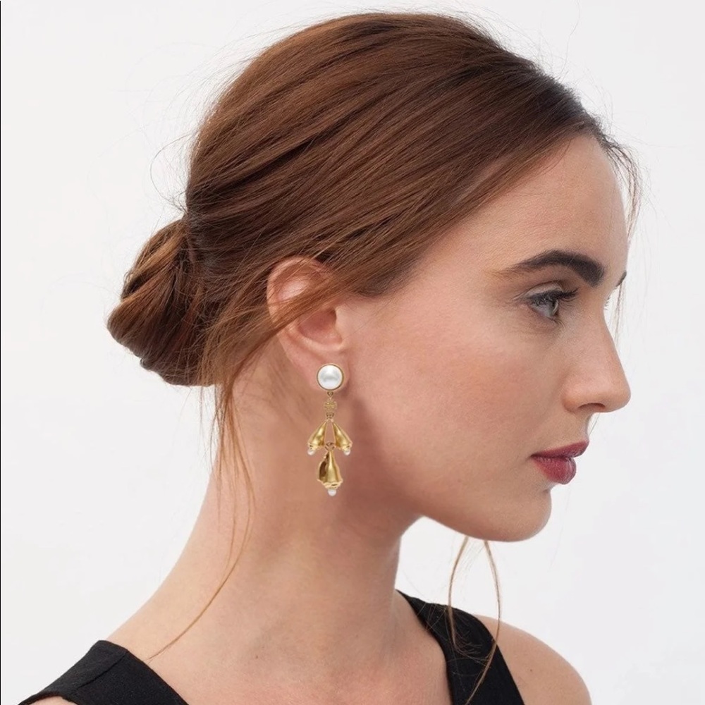 ToryBurch Poetry Of Things Pearl Earring - Picture 7 of 8